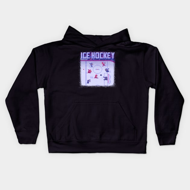 Hockey Ice Kids Hoodie by Kari Likelikes